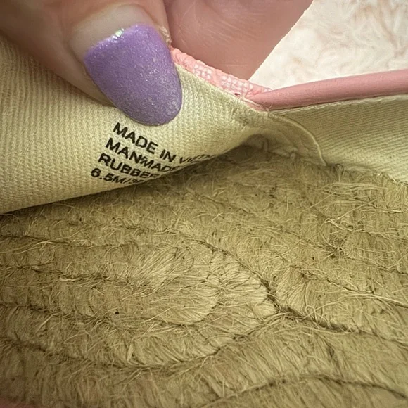 Michael Kors Pink Espadrille Loafers - Picture 3 of 4